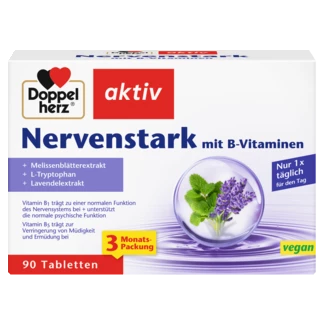 Abbildung der Produktverpackung Doppelherz aktiv Nervenstark Frontansicht